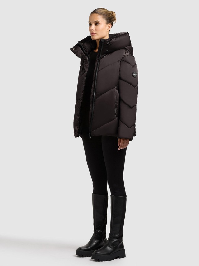khujo Winterjacke »Olsa2« mit Kapuze Gefütterte Steppjacke mit Kapuze