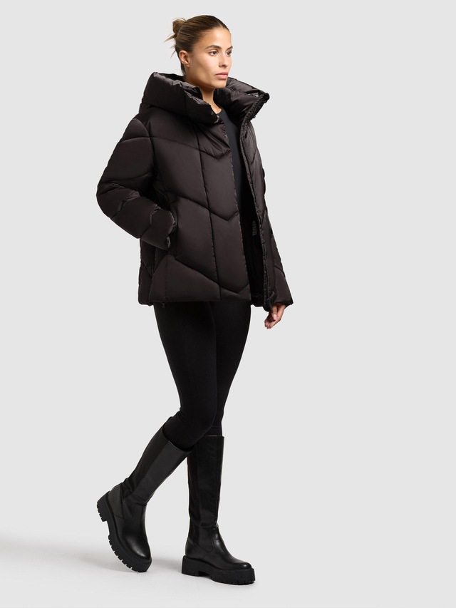 khujo Winterjacke »Olsa2« mit Kapuze Gefütterte Steppjacke mit Kapuze
