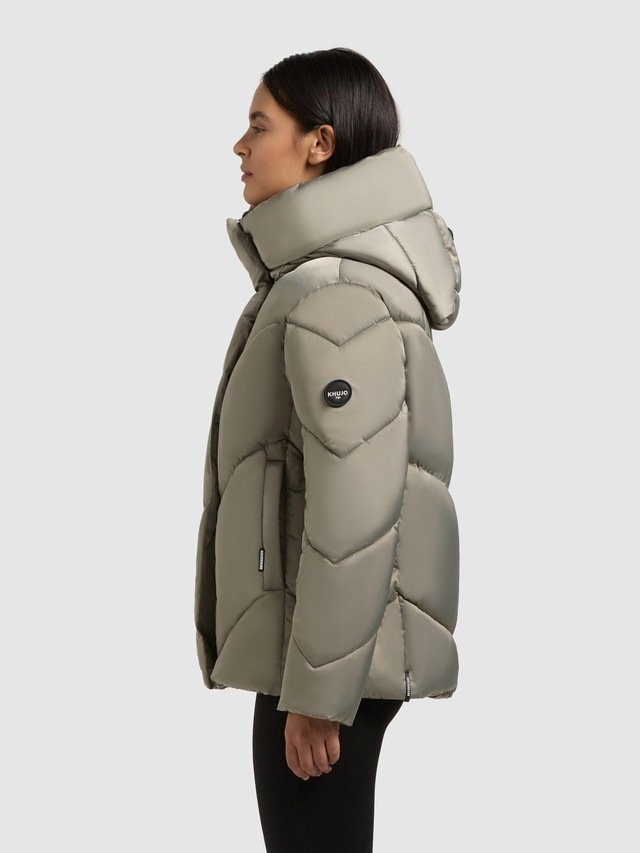 khujo Winterjacke »Olsa2« mit Kapuze Gefütterte Steppjacke mit Kapuze