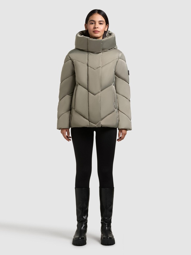 khujo Winterjacke »Olsa2« mit Kapuze Gefütterte Steppjacke mit Kapuze