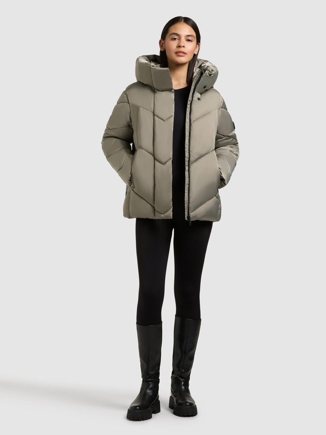 khujo Winterjacke »Olsa2« mit Kapuze Gefütterte Steppjacke mit Kapuze