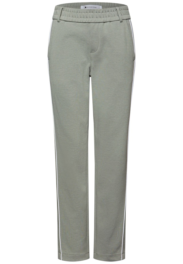 STREET ONE Stoffhose »Style Bonny« mit sportiven Tape Details