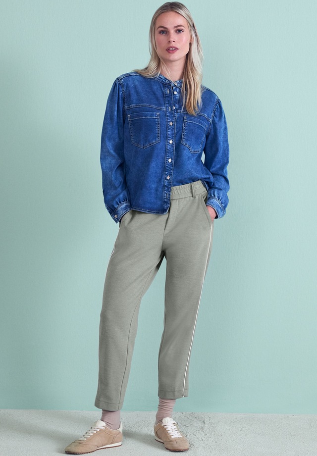 STREET ONE Stoffhose »Style Bonny« mit sportiven Tape Details