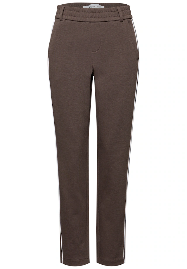 STREET ONE Stoffhose »Style Bonny« mit sportiven Tape Details