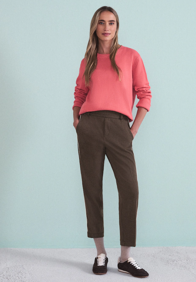 STREET ONE Stoffhose »Style Bonny« mit sportiven Tape Details