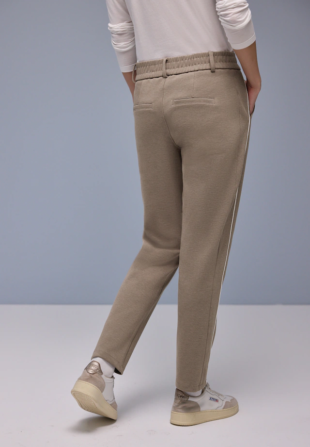 STREET ONE Stoffhose »Style Bonny« mit sportiven Tape Details