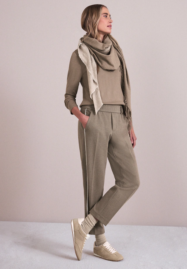 STREET ONE Stoffhose »Style Bonny« mit sportiven Tape Details