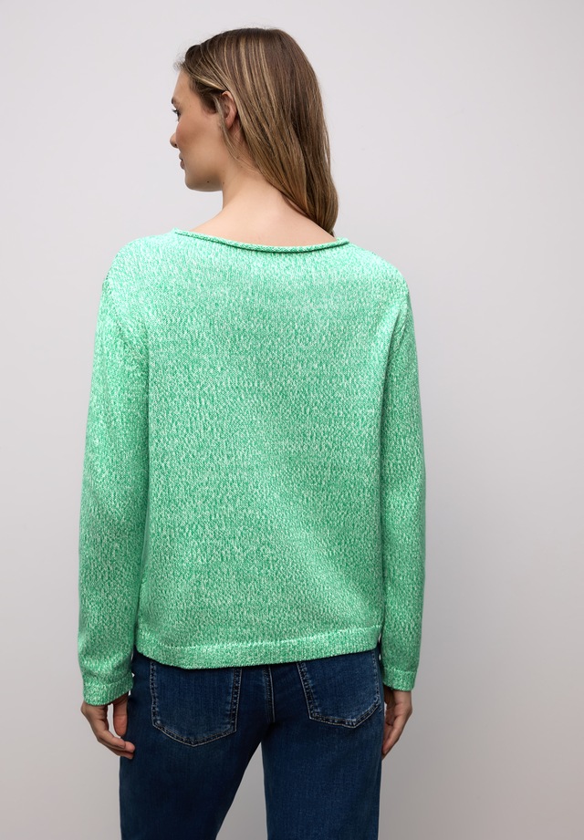 STREET ONE Strickpullover aus reiner Baumwolle