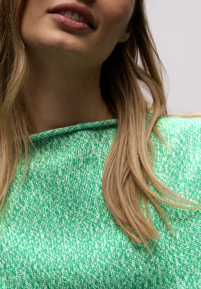STREET ONE Strickpullover aus reiner Baumwolle