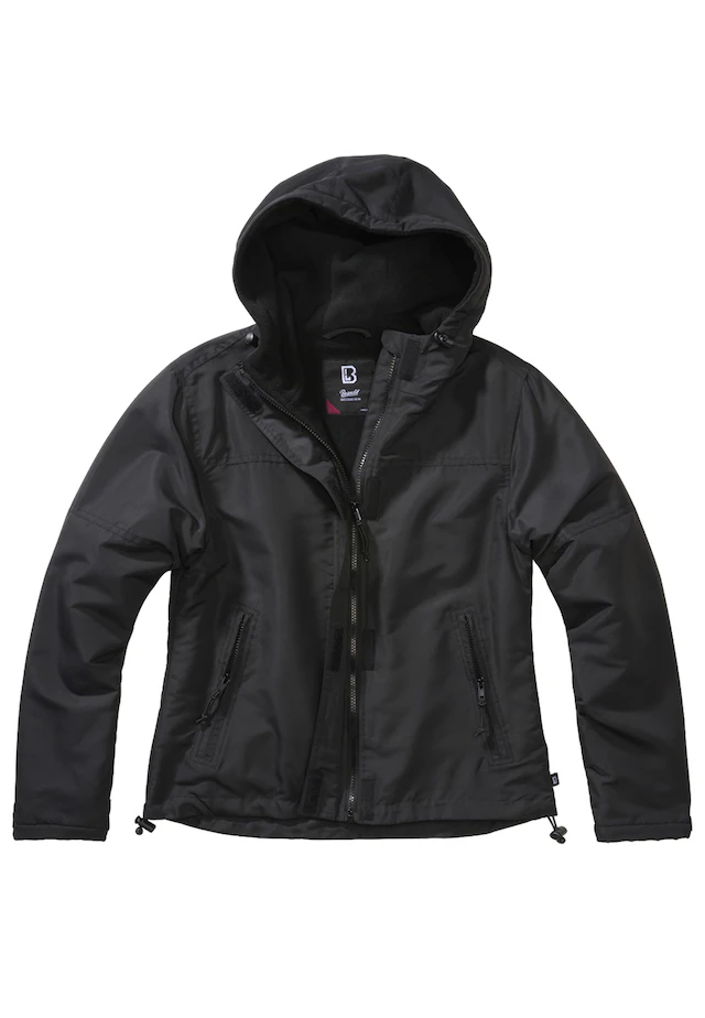 Brandit Allwetterjacke »Brandit Damen Ladies Windbreaker Frontzip« 1 Stk. tlg. mit Kapuze