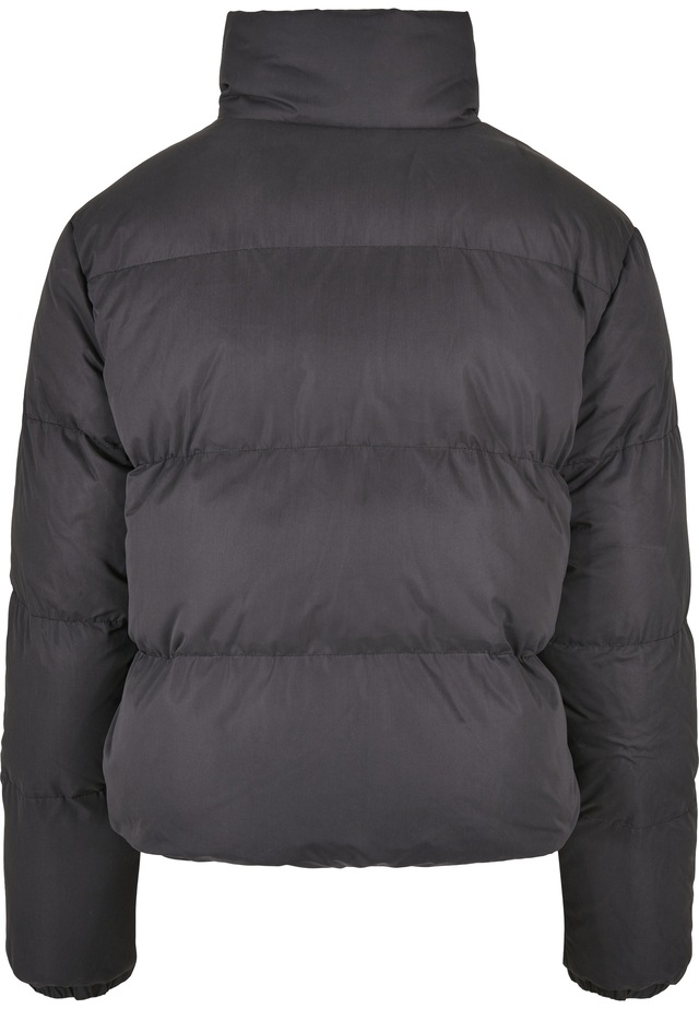 URBAN CLASSICS Winterjacke »Urban Classics Damen Ladies Short Peached Puffer Jacket« 1 Stk. tlg. ohne Kapuze