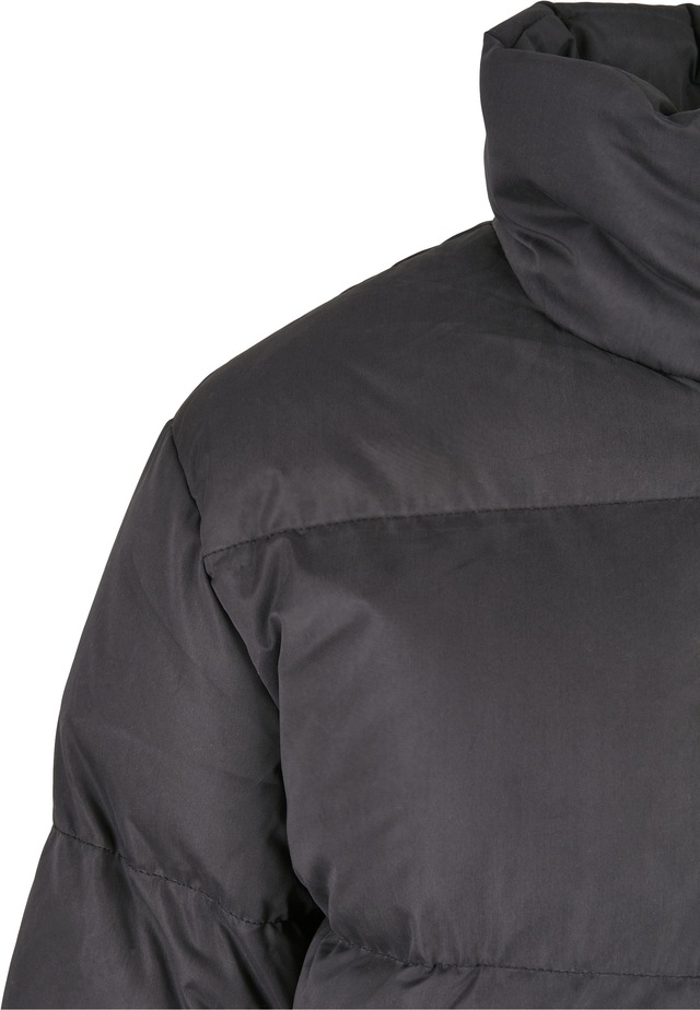 URBAN CLASSICS Winterjacke »Urban Classics Damen Ladies Short Peached Puffer Jacket« 1 Stk. tlg. ohne Kapuze
