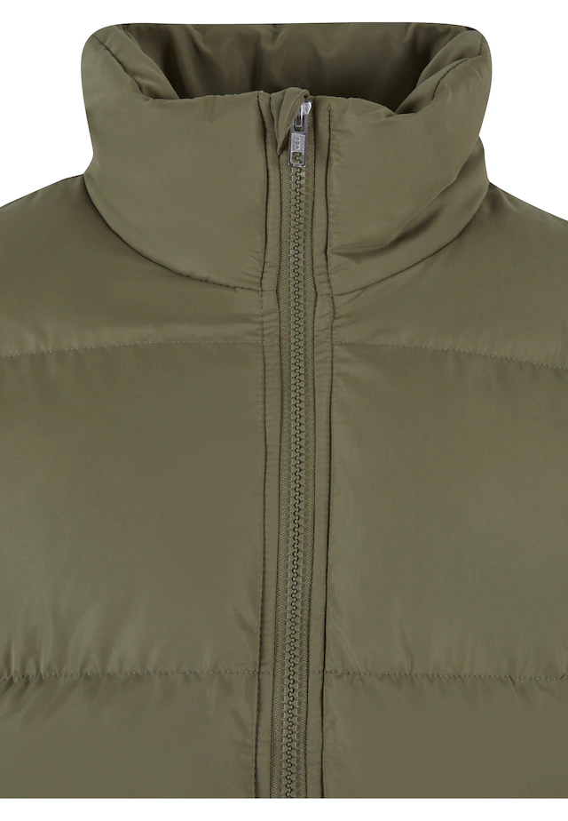 URBAN CLASSICS Winterjacke »Urban Classics Damen Ladies Short Peached Puffer Jacket« 1 Stk. tlg. ohne Kapuze