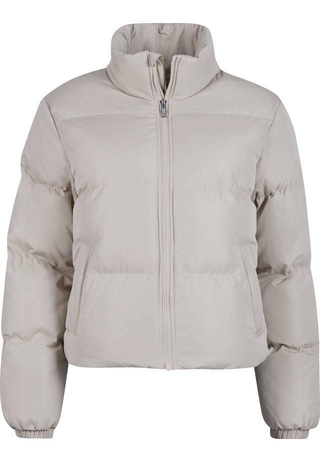 URBAN CLASSICS Winterjacke »Urban Classics Damen Ladies Short Peached Puffer Jacket« 1 Stk. tlg. ohne Kapuze