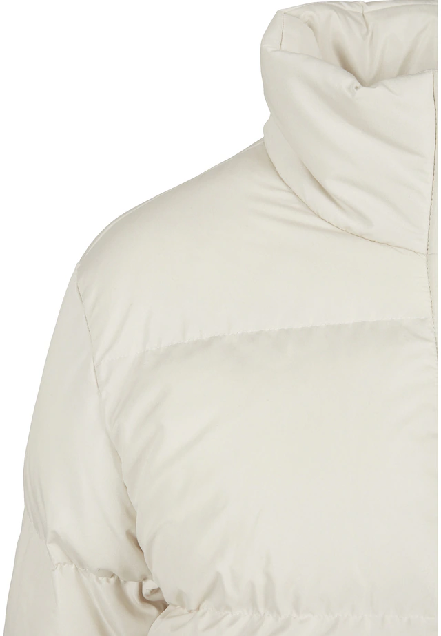 URBAN CLASSICS Winterjacke »Urban Classics Damen Ladies Short Peached Puffer Jacket« 1 Stk. tlg. ohne Kapuze