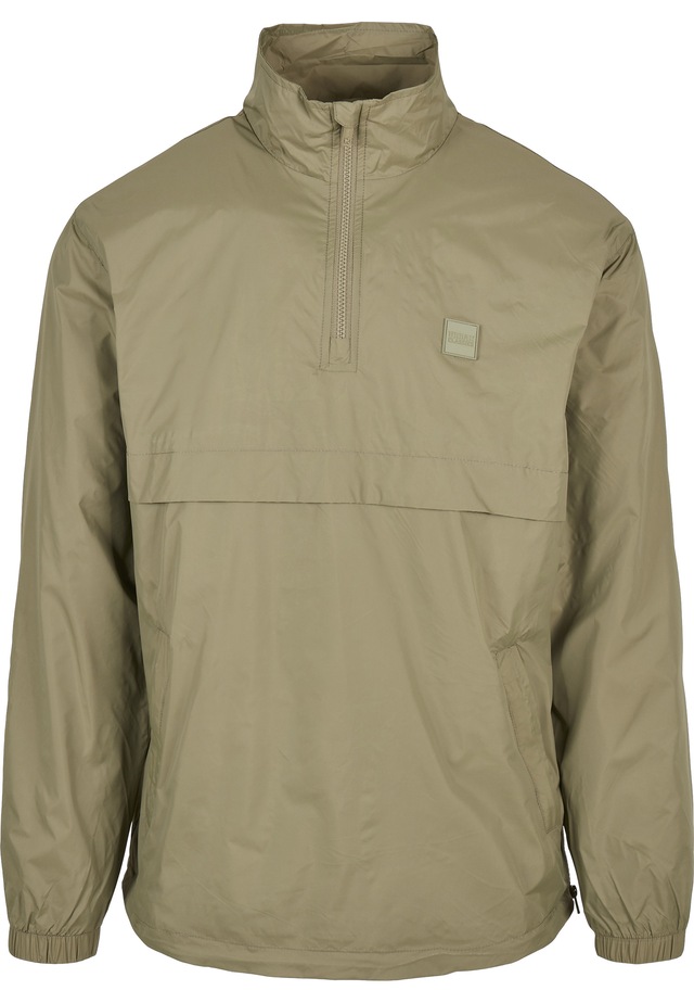 URBAN CLASSICS Langmantel »Urban Classics Herren Stand Up Collar Pull Over Jacket«
