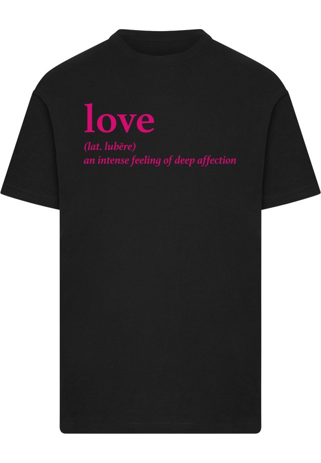 MisterTee T-Shirt »MisterTee Damen Love Definition T-Shirt Round Neck« 1 Stk.