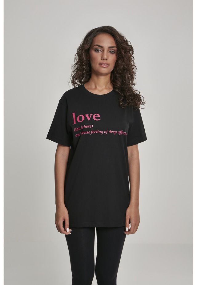 MisterTee T-Shirt »MisterTee Damen Love Definition T-Shirt Round Neck« 1 Stk.