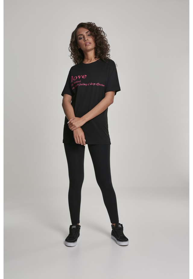 MisterTee T-Shirt »MisterTee Damen Love Definition T-Shirt Round Neck« 1 Stk.