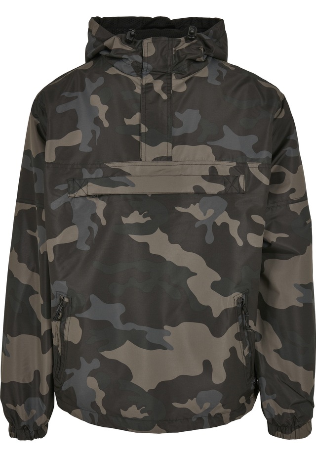 Brandit Allwetterjacke »Brandit Herren Summer Pull Over Jacket« 1 Stk. tlg. mit Kapuze