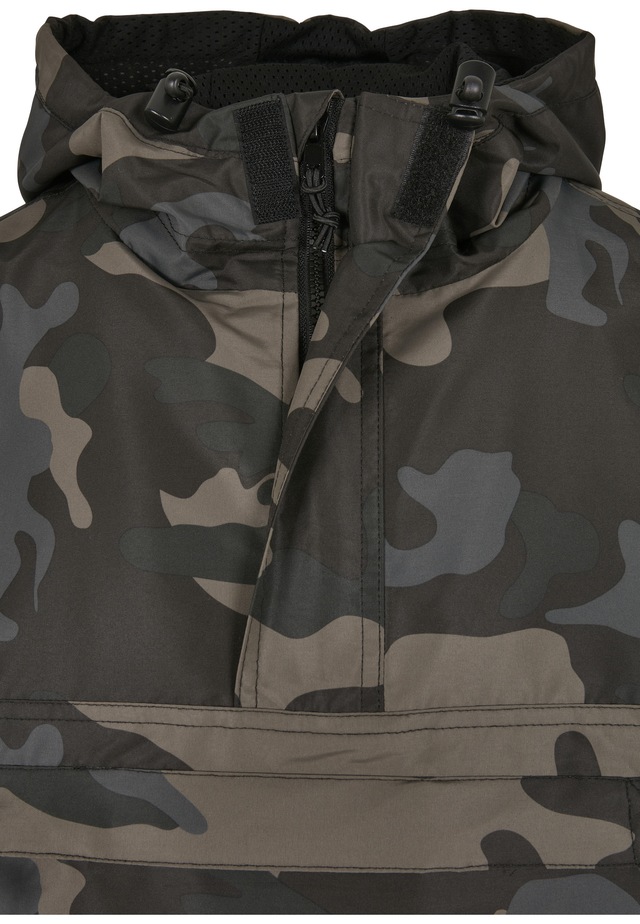 Brandit Allwetterjacke »Brandit Herren Summer Pull Over Jacket« 1 Stk. tlg. mit Kapuze