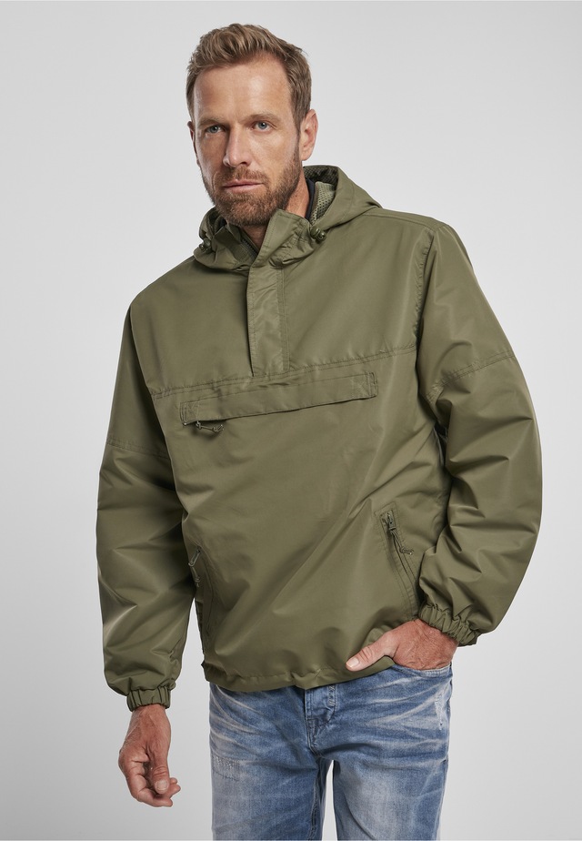 Brandit Allwetterjacke »Brandit Herren Summer Pull Over Jacket« 1 Stk. tlg. mit Kapuze