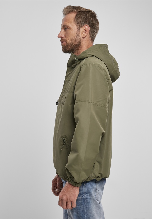 Brandit Allwetterjacke »Brandit Herren Summer Pull Over Jacket« 1 Stk. tlg. mit Kapuze