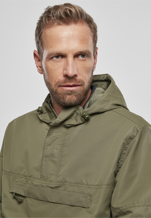Brandit Allwetterjacke »Brandit Herren Summer Pull Over Jacket« 1 Stk. tlg. mit Kapuze