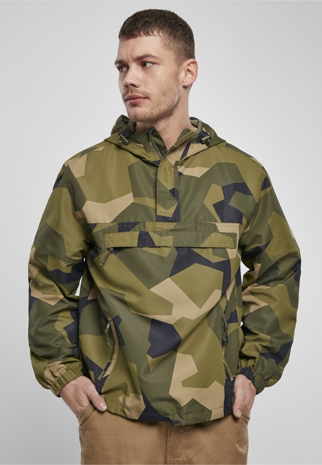 Brandit Allwetterjacke »Brandit Herren Summer Pull Over Jacket« 1 Stk. tlg. mit Kapuze