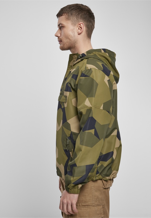 Brandit Allwetterjacke »Brandit Herren Summer Pull Over Jacket« 1 Stk. tlg. mit Kapuze
