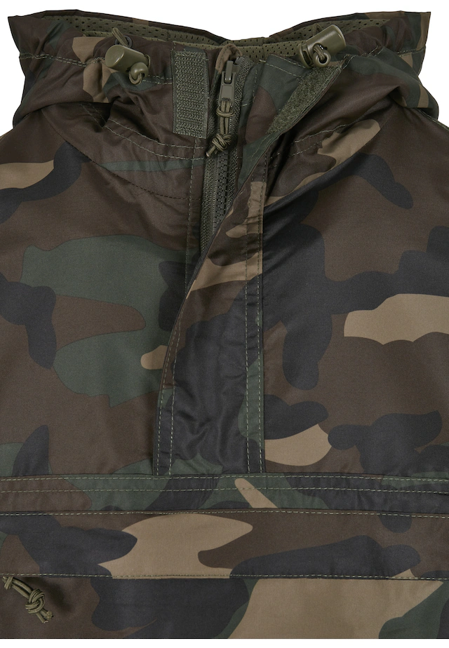 Brandit Allwetterjacke »Brandit Herren Summer Pull Over Jacket« 1 Stk. tlg. mit Kapuze