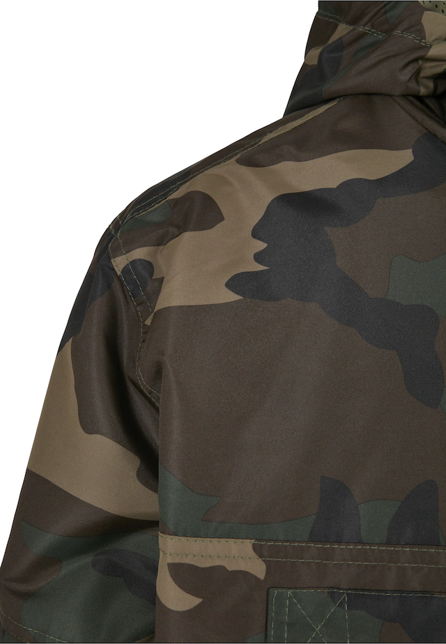 Brandit Allwetterjacke »Brandit Herren Summer Pull Over Jacket« 1 Stk. tlg. mit Kapuze