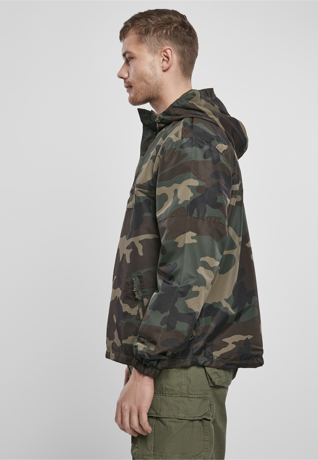 Brandit Allwetterjacke »Brandit Herren Summer Pull Over Jacket« 1 Stk. tlg. mit Kapuze