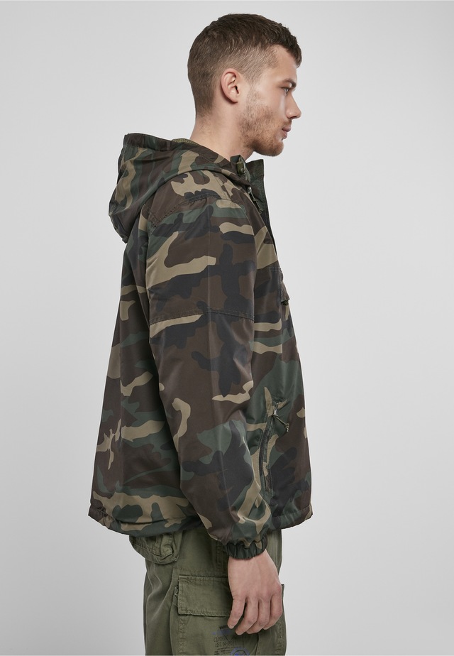 Brandit Allwetterjacke »Brandit Herren Summer Pull Over Jacket« 1 Stk. tlg. mit Kapuze
