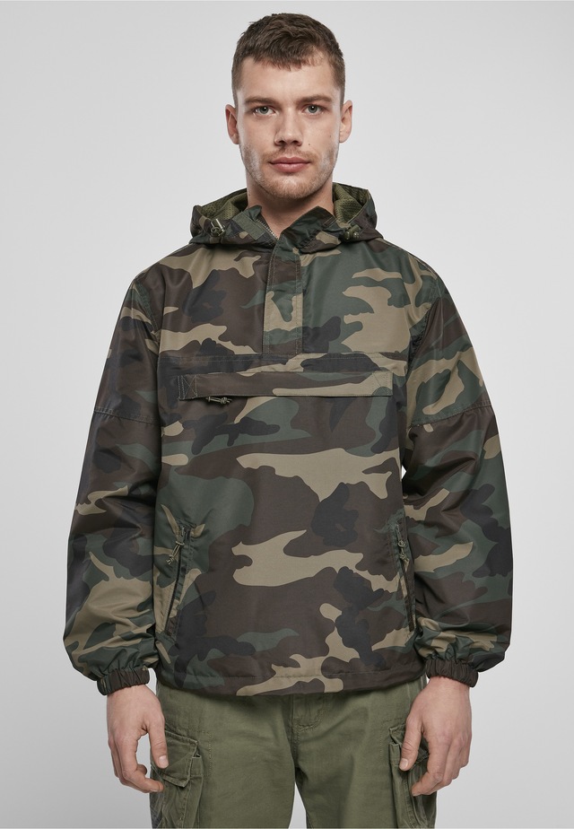 Brandit Allwetterjacke »Brandit Herren Summer Pull Over Jacket« 1 Stk. tlg. mit Kapuze