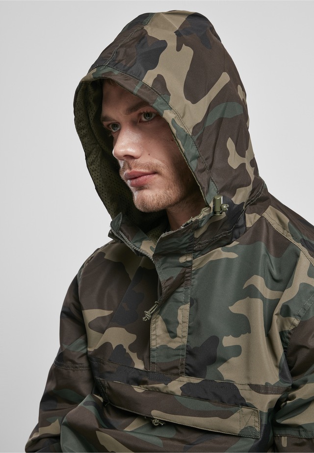 Brandit Allwetterjacke »Brandit Herren Summer Pull Over Jacket« 1 Stk. tlg. mit Kapuze