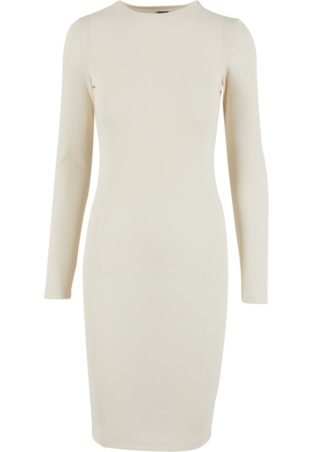 URBAN CLASSICS Shirtkleid »Urban Classics Damen Ladies Rib Dress« 1 tlg.
