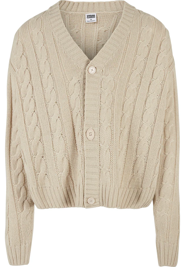 URBAN CLASSICS Cardigan »Urban Classics Herren Boxy Cardigan« 1 Stk.