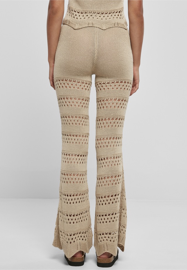 URBAN CLASSICS Leggings »Urban Classics Damen Ladies Flared Crochet Knit Leggings«