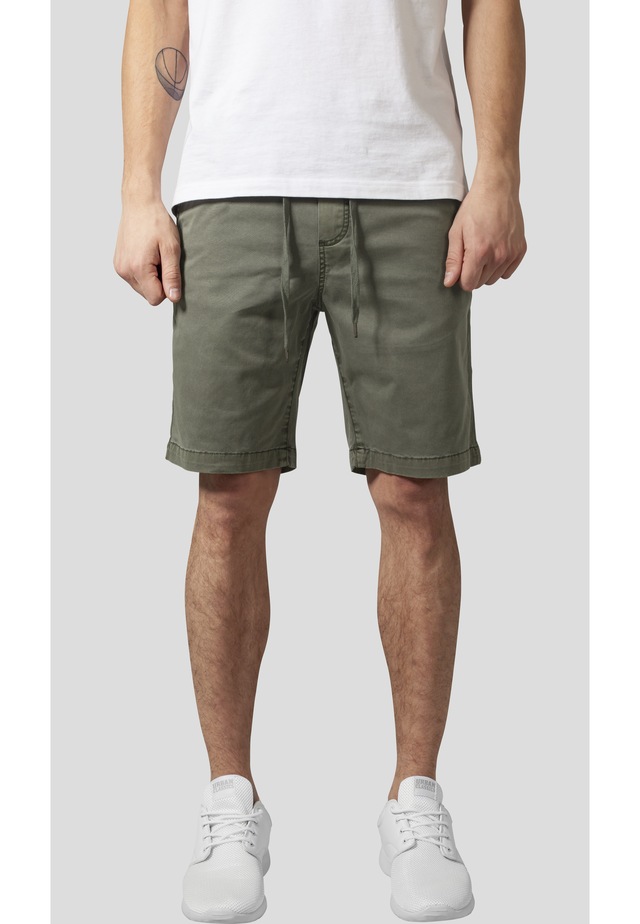 URBAN CLASSICS Stoffhose »Urban Classics Herren Stretch Twill Joggshorts«