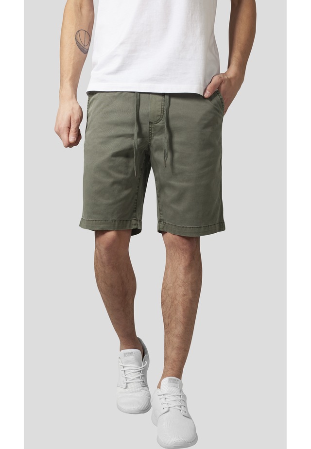 URBAN CLASSICS Stoffhose »Urban Classics Herren Stretch Twill Joggshorts«