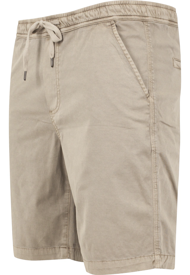 URBAN CLASSICS Stoffhose »Urban Classics Herren Stretch Twill Joggshorts«