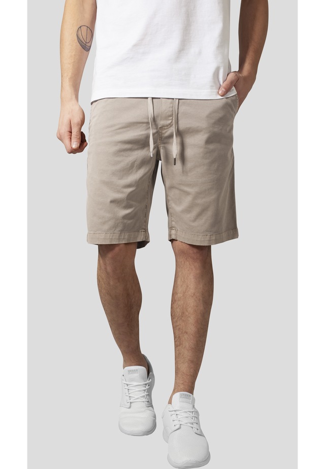 URBAN CLASSICS Stoffhose »Urban Classics Herren Stretch Twill Joggshorts«