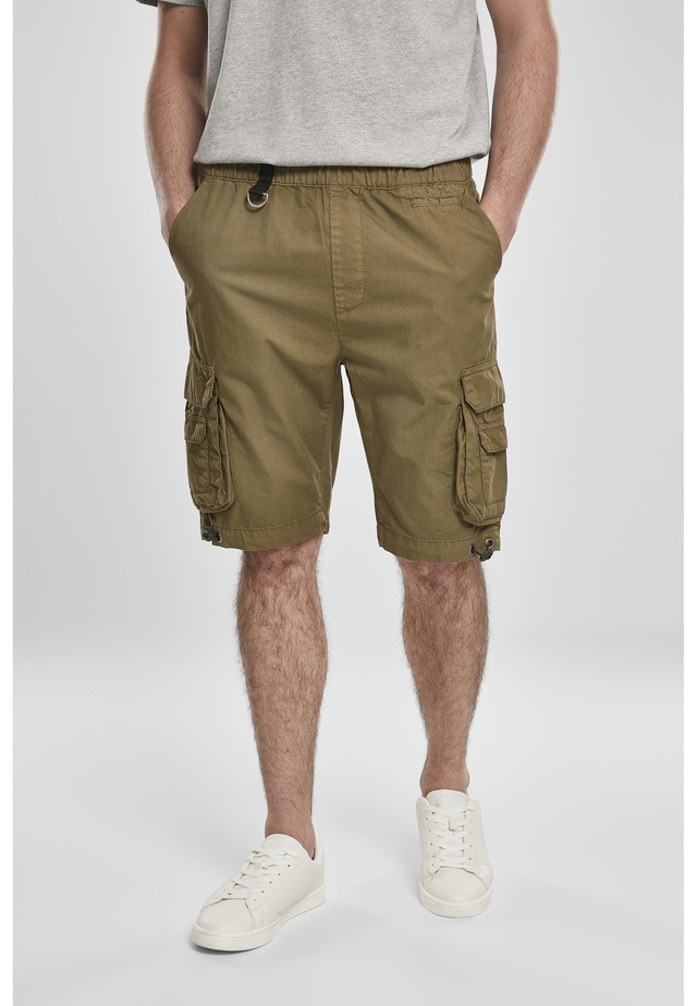 URBAN CLASSICS Stoffhose »Urban Classics Herren Double Pocket Cargo Shorts«