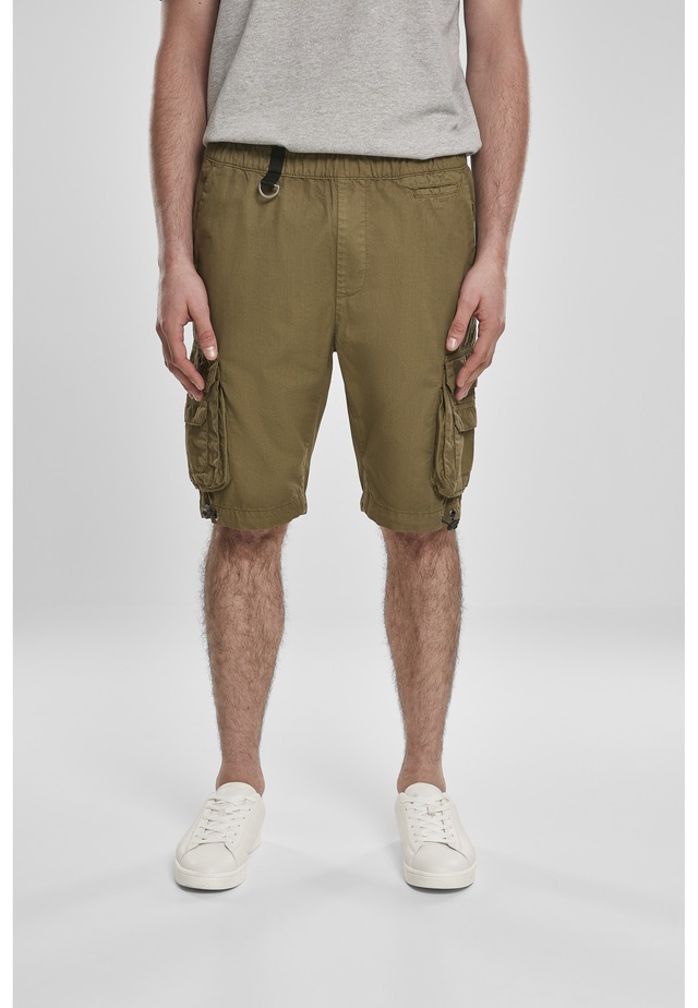 URBAN CLASSICS Stoffhose »Urban Classics Herren Double Pocket Cargo Shorts«