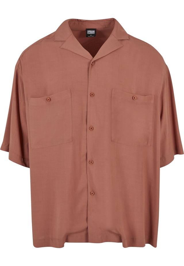 URBAN CLASSICS Kurzarmhemd »Urban Classics Herren Oversized Resort Shirt« 1