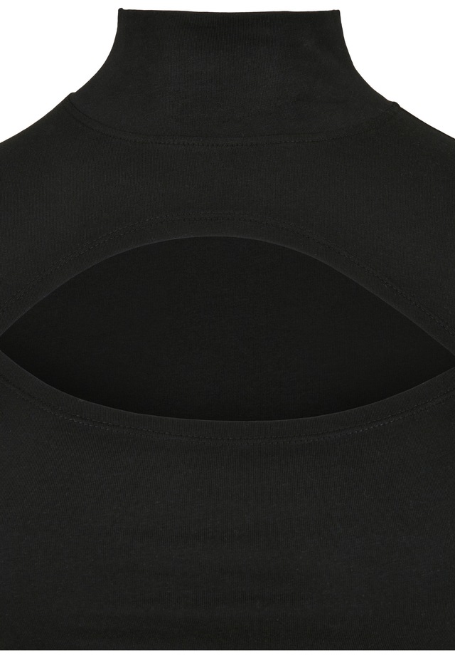 URBAN CLASSICS Langarmshirt »Urban Classics Damen Ladies Cut-Out Turtleneck Longsleeve« 1 Stk.