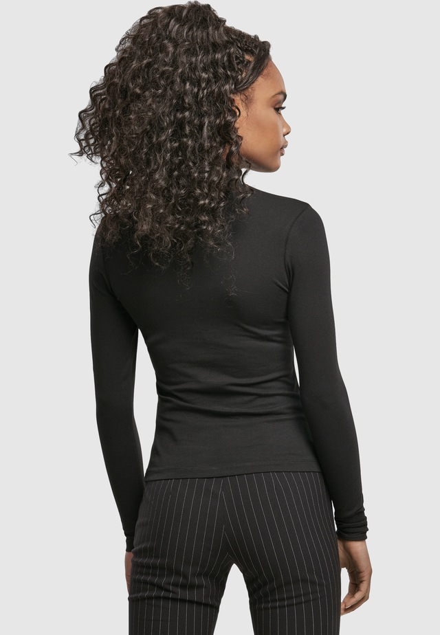 URBAN CLASSICS Langarmshirt »Urban Classics Damen Ladies Cut-Out Turtleneck Longsleeve« 1 Stk.