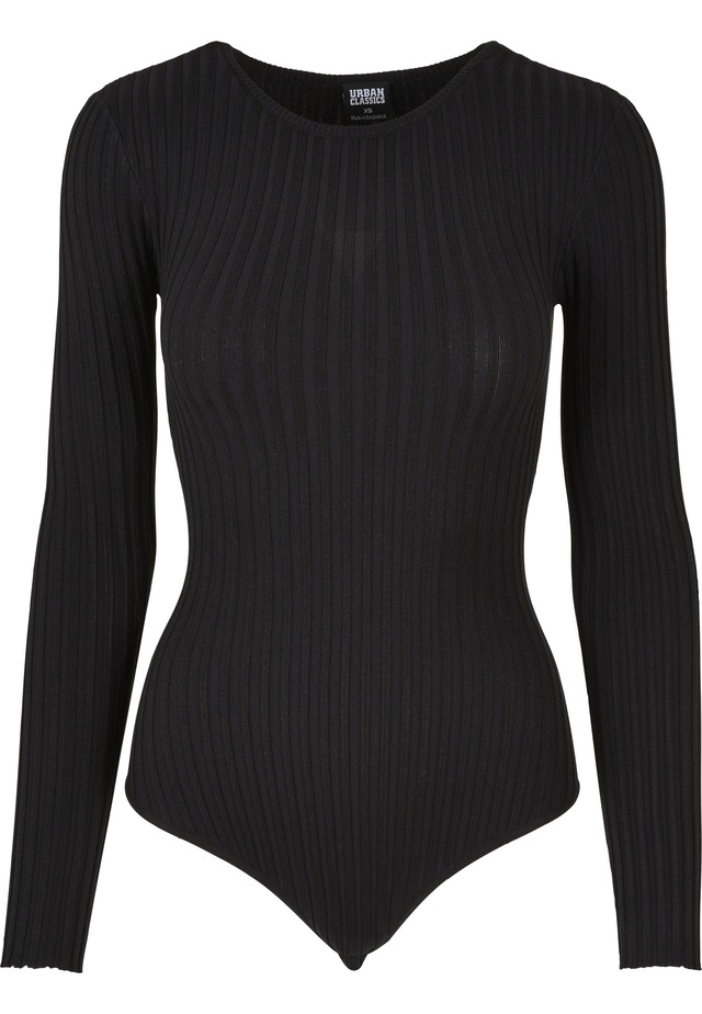 URBAN CLASSICS Langarmshirt »Urban Classics Damen Ladies Rib Knit Longsleeve Body« 1 Stk.