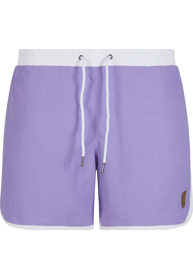 URBAN CLASSICS Badeshorts »Urban Classics Herren Retro Swimshorts«